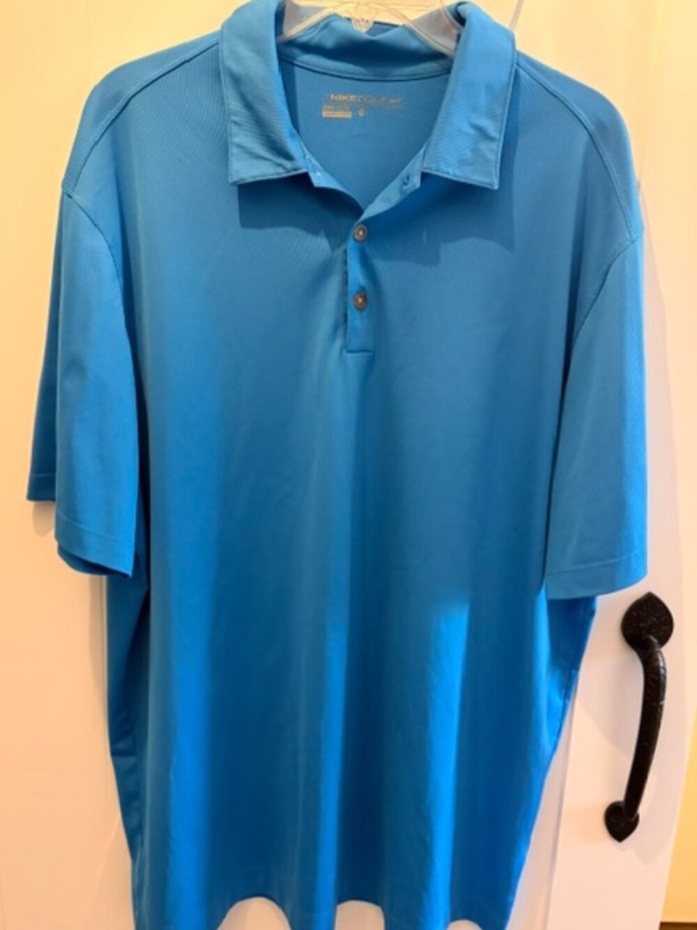 Nike Men's Golf Dri-Fit Polo, Blue, XL